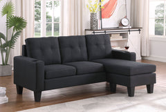 ROBYN - BLACK SECTIONAL