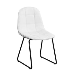 White PU Leather Dining Chairs - IF-1766