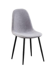 Grey Fabric Dining Chairs, Set of 4 - IF-1745