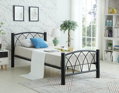 IF-182 Black Metal Platform Bed