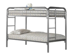 IF-500G Grey Metal Bunk Bed (Twin/Twin)