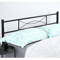 IF-154B Black Metal Steel Platform Bed