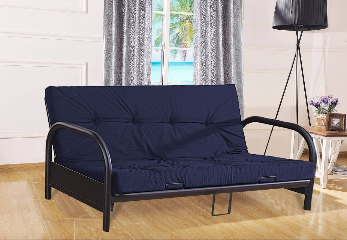 IF-208 Metal Futon Sofa Bed w/ Metal Armrest