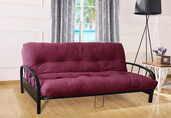 IF-211 Metal Futon Sofa Bed w/ Metal Armrest