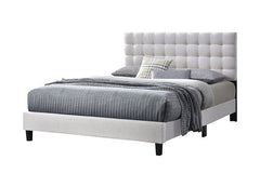 Washington Beige Fabric Platform Bed