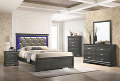 Brooklyn Metallic Grey Bedroom Collection