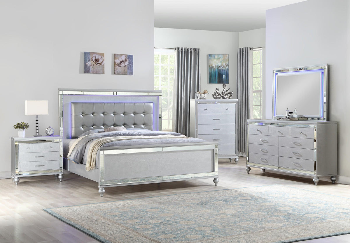 Sterling Silver Bedroom Collection